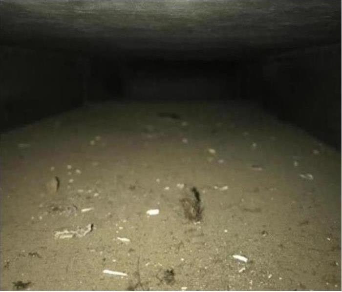Dirt and Debris Filled Air Duct