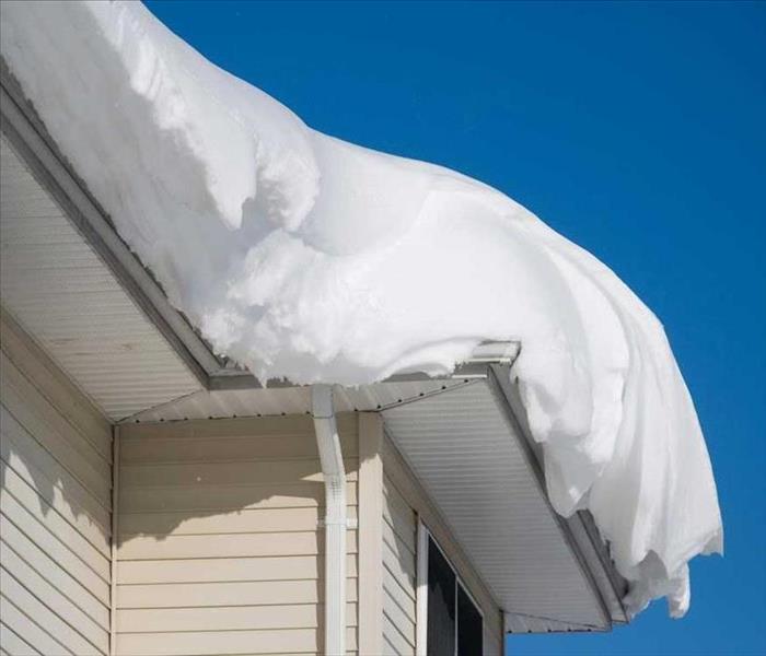 Snow on a roof