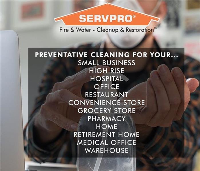 business locations SERVPRO is cleaning