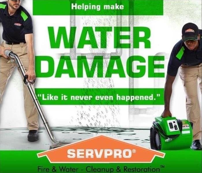 water damage SERVPRO logo