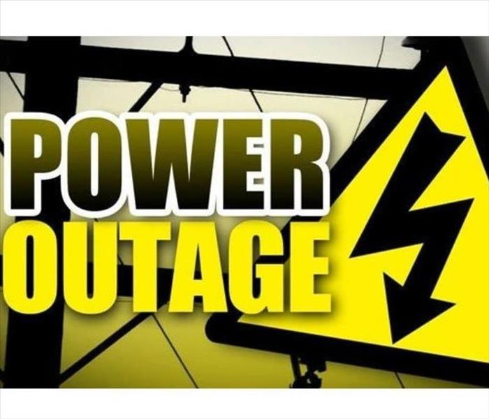 Power outage sign